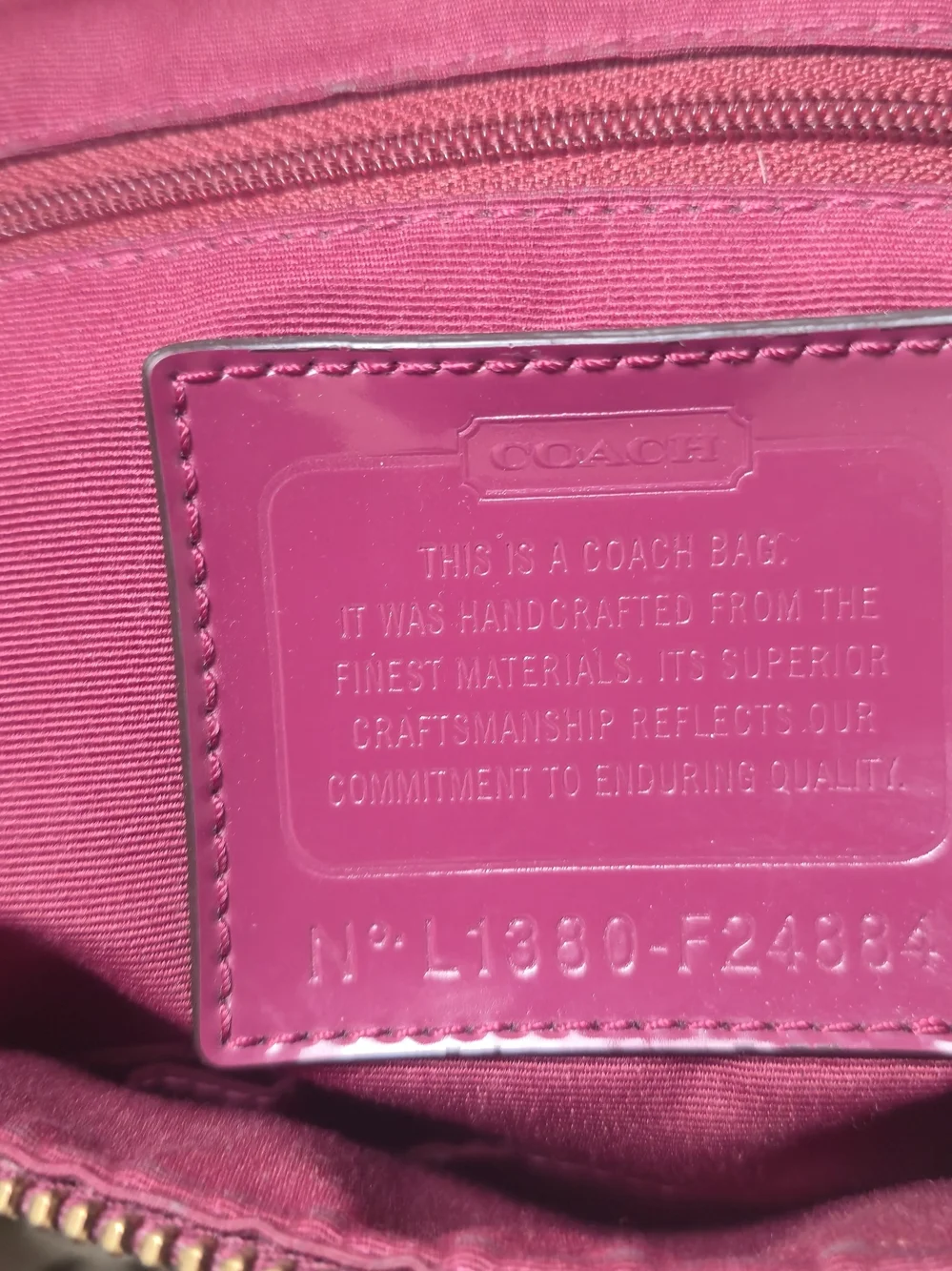 Coach elegant tote